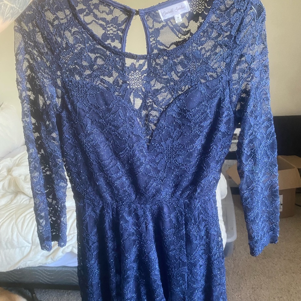 Sparkly blue emerald sundae dress. Only ever tried on, never worn